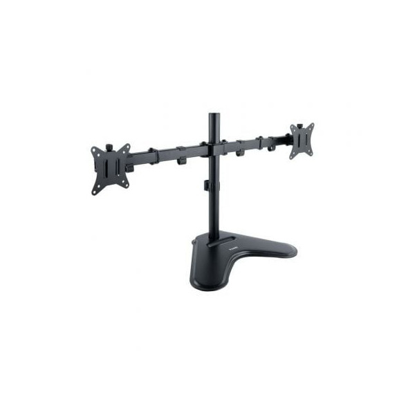 Soporte para 2 Monitores TooQ DB1702TN-B/ hasta 9kg