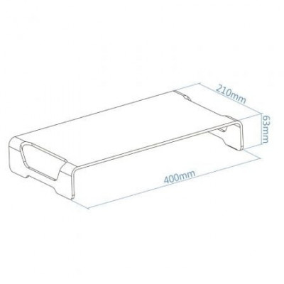 Soporte para Monitor TooQ TQMR0004/ hasta 20kg