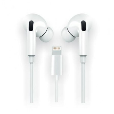 Auriculares Intrauditivos Tech One Tech earTECH HOP TEC1202/ con Micrófono/ Lightning/ Blancos