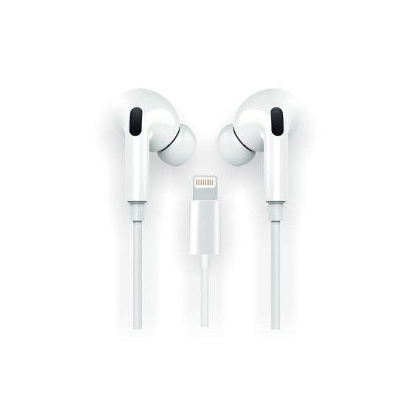 Auriculares Intrauditivos Tech One Tech earTECH HOP TEC1202/ con Micrófono/ Lightning/ Blancos