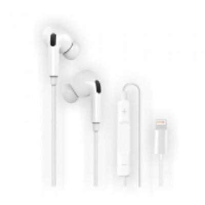 Auriculares Intrauditivos Tech One Tech earTECH HOP TEC1202/ con Micrófono/ Lightning/ Blancos