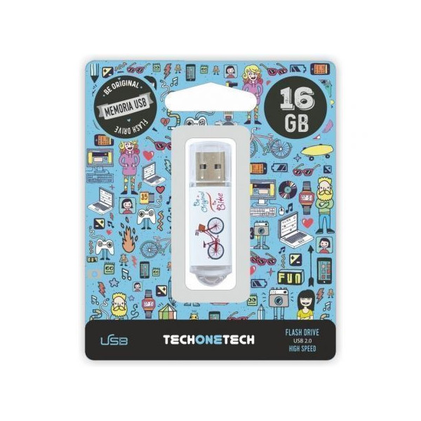 Pendrive 16GB Tech One Tech Be Bike USB 2.0