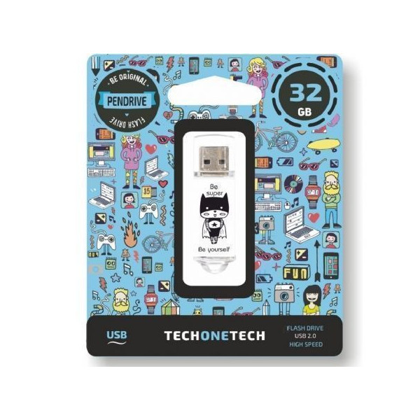 Pendrive 32GB Tech One Tech Be Super USB 2.0