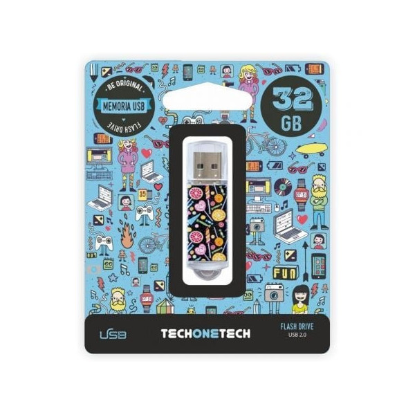 Pendrive 32GB Tech One Candy Pop USB 2.0