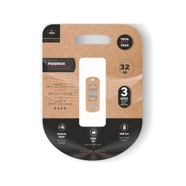 Pendrive 32GB Tech One Tech Pro Smart Clip Tech USB 2.0