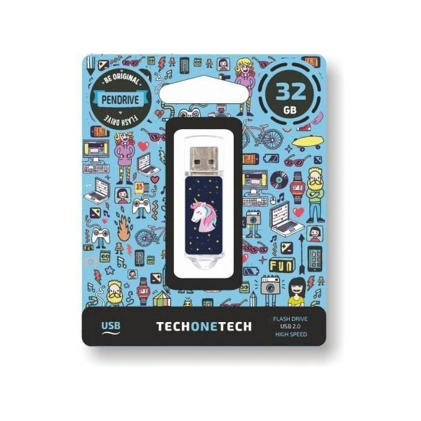 Pendrive 32GB Tech One Tech Unicornio Dream USB 2.0