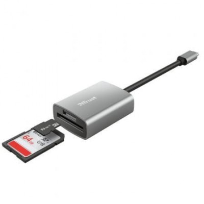 Lector de Tarjetas Externo Trust Dalyx/ USB Tipo-C