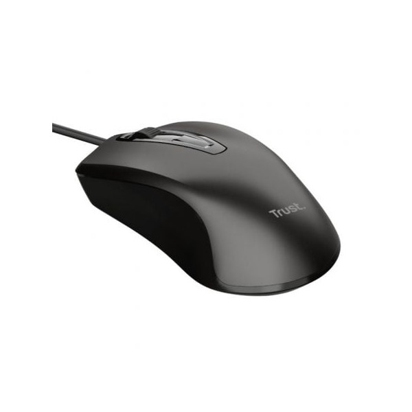 Ratón Trust Basics Wired Mouse/ Hasta 1200 DPI