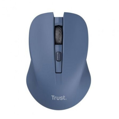 Ratón Inalámbrico Trust Mydo Silent Wireless/ Hasta 1800 DPI/ Azul