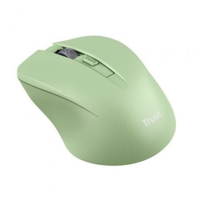 Ratón Inalámbrico Trust Mydo Silent Wireless/ Hasta 1800 DPI/ Verde