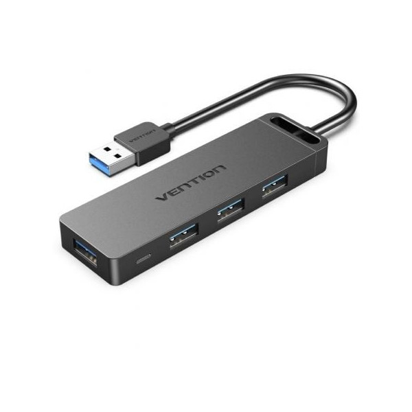 Hub USB 3.0 Vention CHLBB/ 4xUSB/ 1xMicroUSB PD