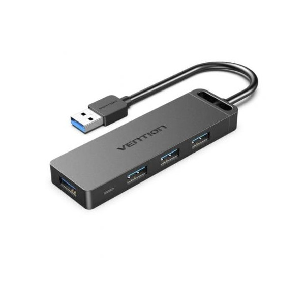 Hub USB 3.0 Vention CHLBD/ 4xUSB/ MicroUSB PD/ 50cm