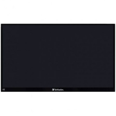 Monitor Portátil Táctil Verbatim PMT-15-4K 15.6"/ 4K/ Negro