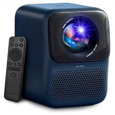 Proyector Portátil Wanbo T2 Max New/ 450 Lúmenes/ Full HD/ HDMI/ WiFi/ Azul