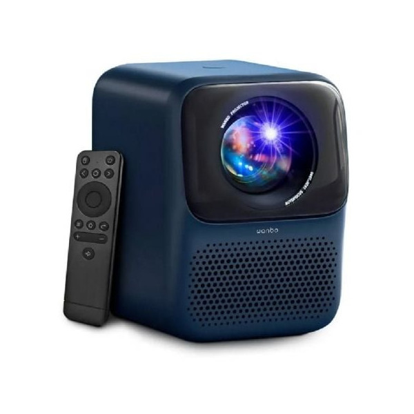 Proyector Portátil Wanbo T2 Max New/ 450 Lúmenes/ Full HD/ HDMI/ WiFi/ Azul