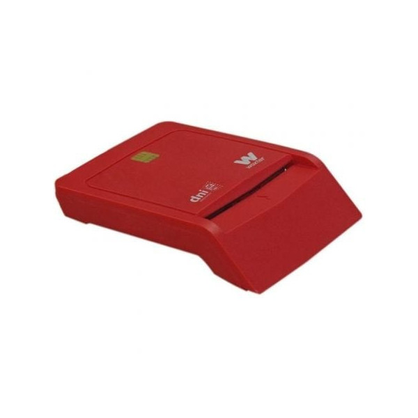 Lector de DNI Woxter PE26-145/ Rojo