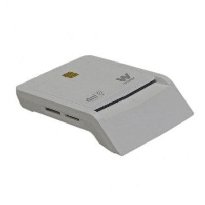 Lector de DNI y Tarjetas Woxter PE26-147/ Blanco/ USB 2.0