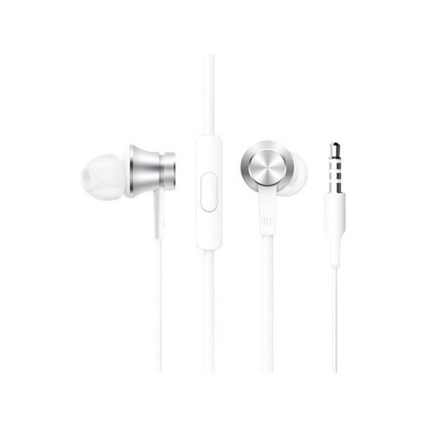 Auriculares Intrauditivos Xiaomi Mi In Ear Basic/ con Micrófono/ Jack 3.5/ Plateados