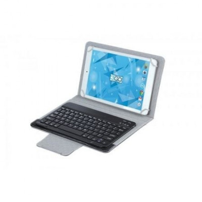 Funda con Teclado 3GO CSGT28 para Tablets de 10"/ Negra y Gris