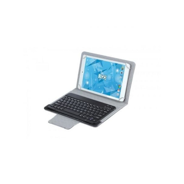 Funda con Teclado 3GO CSGT28 para Tablets de 10"/ Negra y Gris