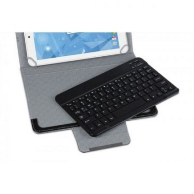 Funda con Teclado 3GO CSGT28 para Tablets de 10"/ Negra y Gris