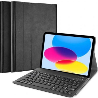 Funda con Teclado Just In Case 8327857 Bluetooth para Tablet para iPad 10ª Generación de 10.9"/ Negra