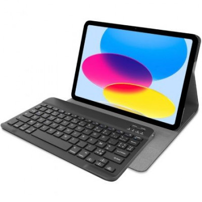 Funda con Teclado Just In Case 8327857 Bluetooth para Tablet para iPad 10ª Generación de 10.9"/ Negra