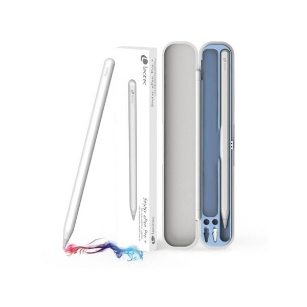 Lápiz Electrónico Leotec LESTP03W Stylus ePen Pro+ para iPad y iPad Pro/ Blanco