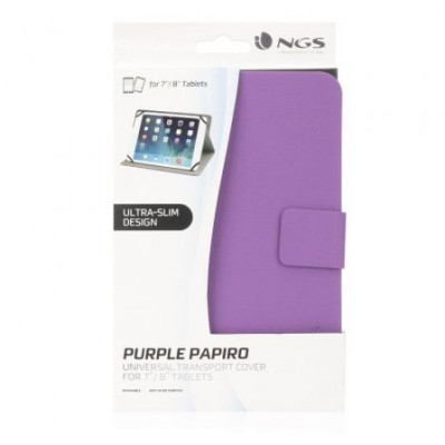 Funda NGS Papiro para Tablets de 8"/ Púrpura