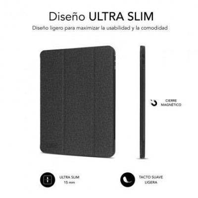 Funda Subblim Shock Case para Tablet iPad 9/8/7 Gen 10.2"/ Negra