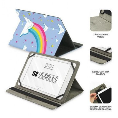 Funda Subblim Trendy Case Unicorn para Tablets de 10.1"-11"