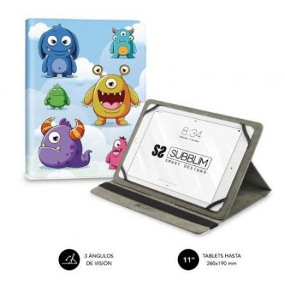 Funda Subblim Trendy Case Monsters para Tablets de 11"