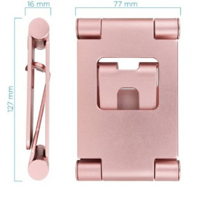 Soporte para Smartphone/Tablet TooQ PH-KEOPS-OCASO/ Rosa