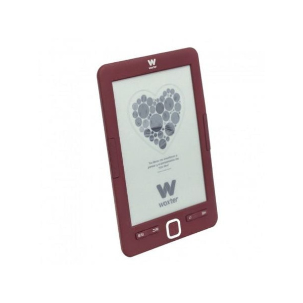 Libro Electrónico Ebook Woxter Scriba 195/ 6"/ Tinta Electrónica/ Rojo