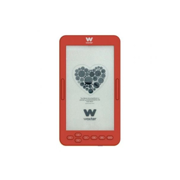 Libro Electrónico Ebook Woxter Scriba 195 S/ 4.7"/ Tinta Electrónica/ Rojo