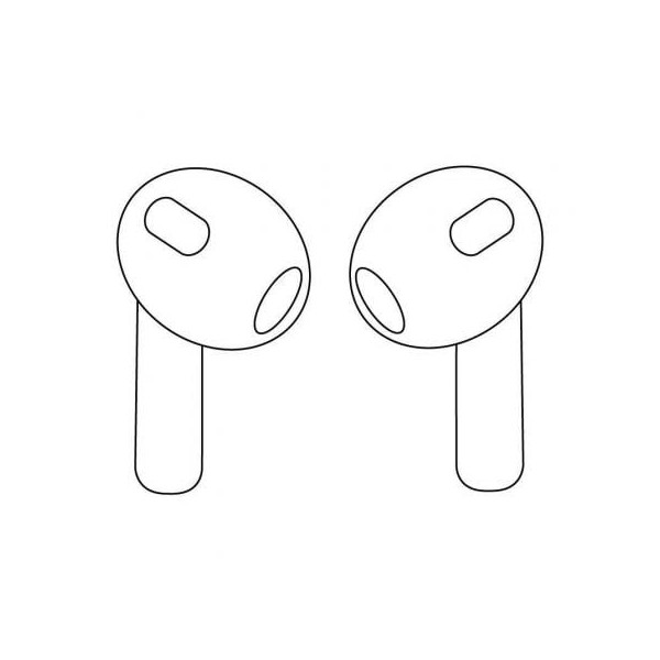 Auriculares Bluetooth Apple Airpods V3 3a Generacion con Estuche de Carga Lightning