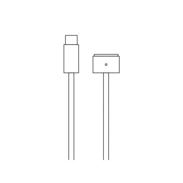 Cable Apple USB Tipo-C a Magsafe 3 para MacBook Pro 14" y 16"/ 2021/ 2m