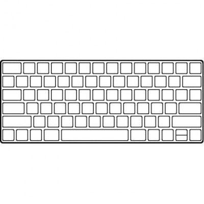 Teclado Inalámbrico Apple Magic Keyboard con Touch ID/ Plata