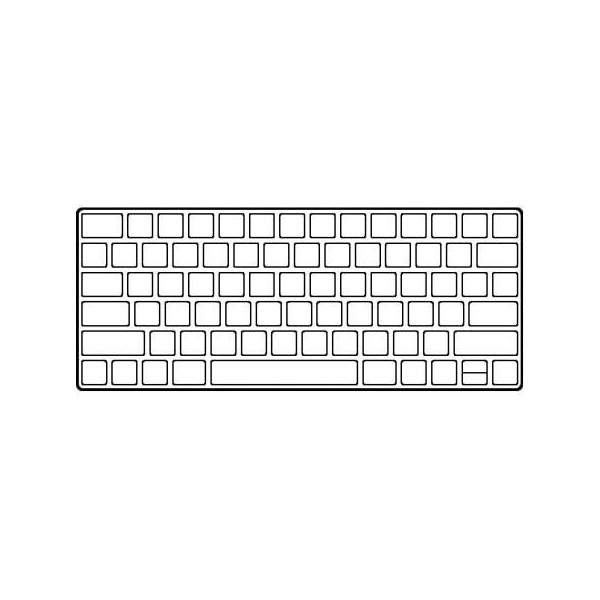 Teclado Inalámbrico Apple Magic Keyboard con Touch ID/ Plata