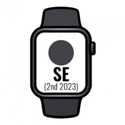 Apple Watch SE 2 Gen 2023/ GPS/ Cellular/ 40mm/ Caja de Aluminio Medianoche/ Correa Deportiva Medianoche S/M