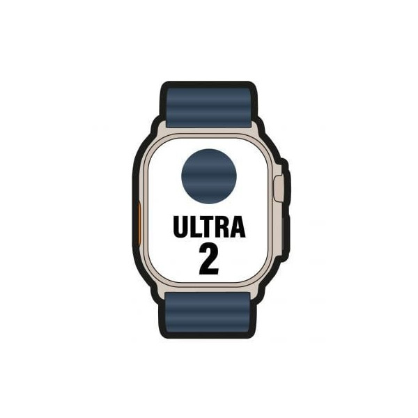 Apple Watch Ultra 2/ GPS/ Cellular/ 49mm/ Caja de Titanio/ Correa Ocean Azul