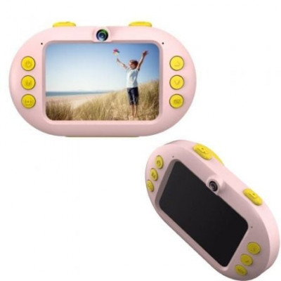 Cámara Digital Deportiva AgfaPhoto Realikids CAM Waterproof/ 16MP/ Rosa/ Incluye Tarjeta Micro SD 8GB