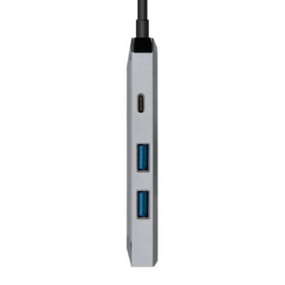 Docking USB Tipo-C Aisens ASUC-4P002-GR/ 1xHDMI/ 2xUSB/ 1xUSB Tipo-C PD/ Gris