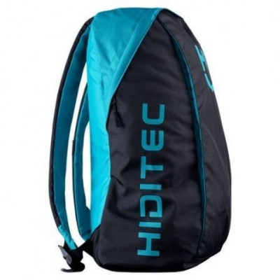 Mochila Hiditec Urbanpack Back10002 para Portátiles hasta 15.6"/ Impermeable/ Negro/ Azul