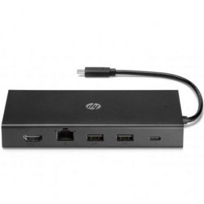 Docking USB Tipo-C HP Travel USB-C Multi Port Hub/ 4xUSB/ 1xUSB Tipo-C PD/ 1xHDMI/ 1xVGA/ 1xRJ45/ 1xLector Tarjetas SD/TF/ 1xJac