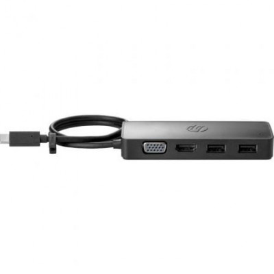 Docking USB 3.0 Tipo-C HP USB-C Travel G2/ 2xUSB/ 1xHDMI/ 1xVGA/ Negro