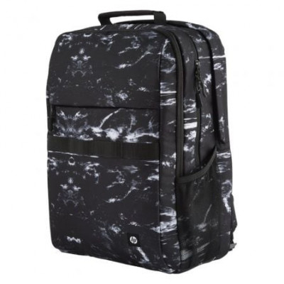 Mochila HP Campus XL 7J592AA para Portátiles hasta 16"/ Negra y Blanca