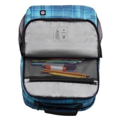 Mochila HP Campus XL 7J594AA para Portátiles hasta 16"/ Azul