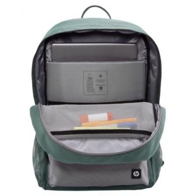 Mochila HP 7J595AA Campus para Portátiles hasta 15.6"/ Verde y Gris