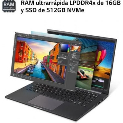 Portátil LG Ultra 16U70R-G.AA76B Ryzen 7 7730U/ 16GB/ 512GB SSD/ 16"/ Win11